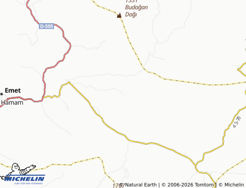 MICHELIN Konuş map - ViaMichelin
