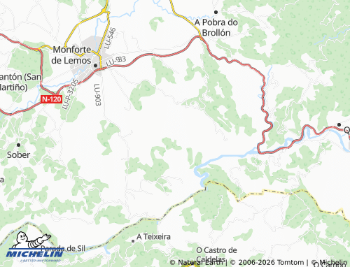 Mapa MICHELIN Gándaras - ViaMichelin