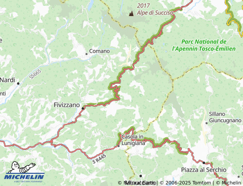 MICHELIN Vendaso map - ViaMichelin
