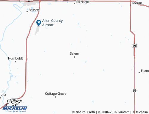 Mapa MICHELIN Salem - ViaMichelin