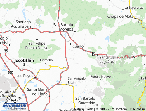 Mapa MICHELIN Ejido de San Antonio - ViaMichelin