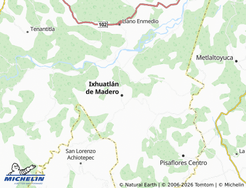 MICHELIN Pochoco map - ViaMichelin