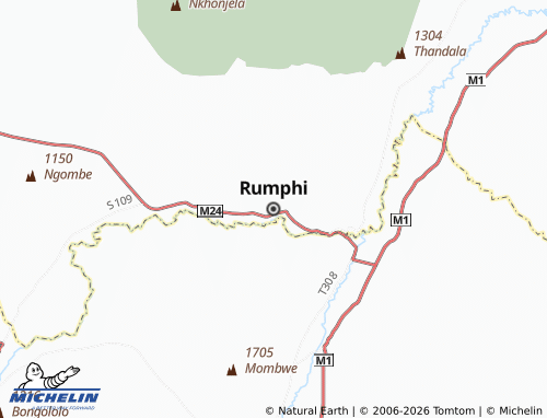 MICHELIN Rumphi map - ViaMichelin