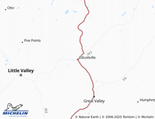 MICHELIN-Landkarte Ellicottville - ViaMichelin