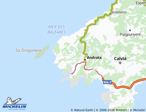 Mappa MICHELIN s'Arracó - ViaMichelin
