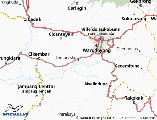 Mapa MICHELIN Lembursitu - ViaMichelin