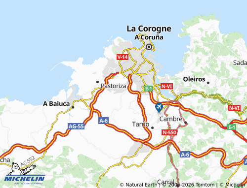 Mappa MICHELIN Feáns - ViaMichelin