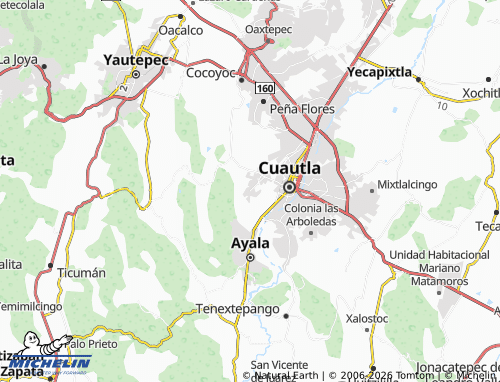 Mapa MICHELIN Puxtla - ViaMichelin