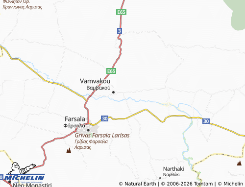 MICHELIN Revmatia map - ViaMichelin