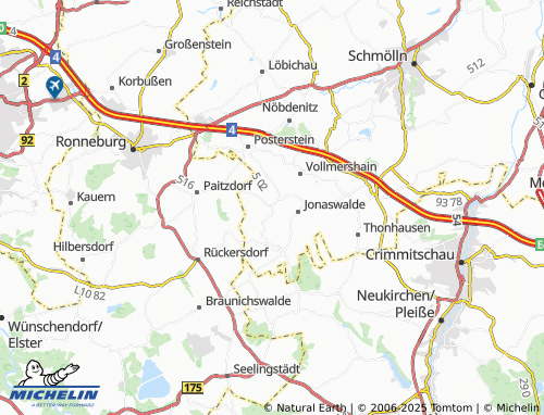 Mapa MICHELIN Heukewalde - ViaMichelin