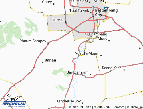 Mappa MICHELIN Chheu Teal - ViaMichelin