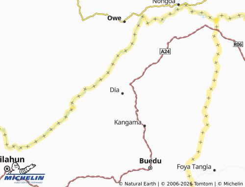 Mapa MICHELIN Dia - ViaMichelin