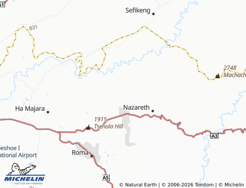 MICHELIN Ha Khotso map - ViaMichelin
