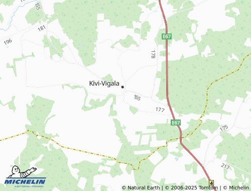 MICHELIN Naravere map - ViaMichelin