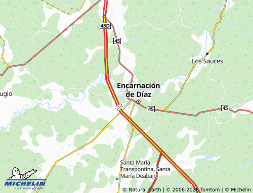 Carte MICHELIN El Mezquitito - ViaMichelin