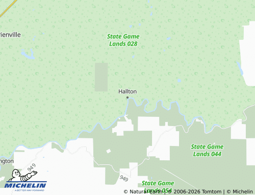 Mappa MICHELIN Hallton - ViaMichelin