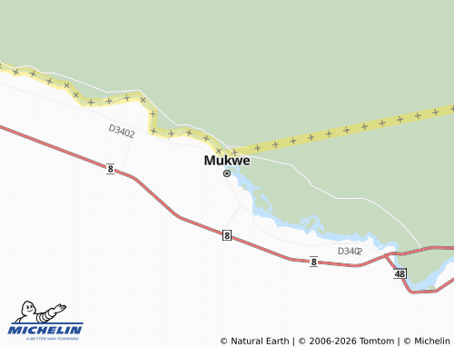 MICHELIN Mukwe map - ViaMichelin