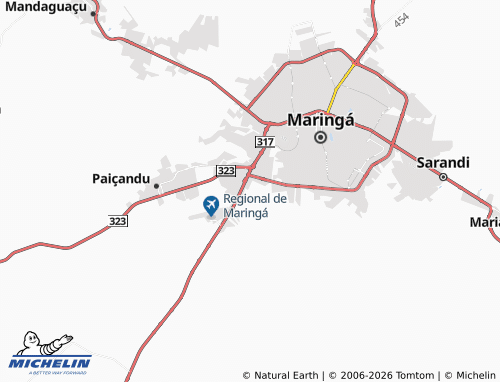 Mapa MICHELIN Zona 47 - ViaMichelin