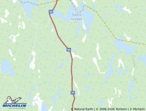 Carte MICHELIN Högfors - ViaMichelin