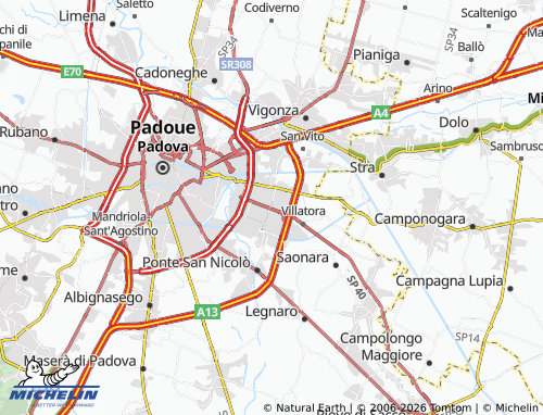 MICHELIN Olmo map - ViaMichelin