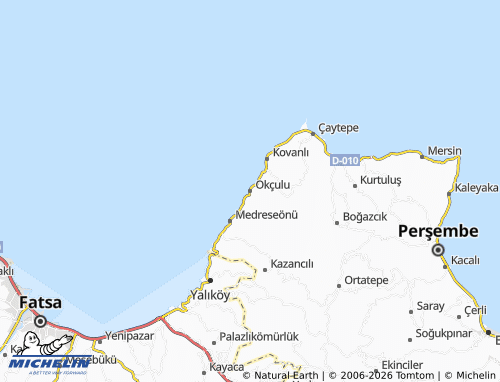 Mappa MICHELIN Okçulu - ViaMichelin