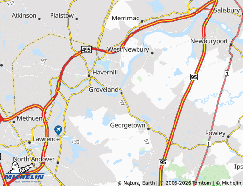 Carte MICHELIN Groveland - ViaMichelin