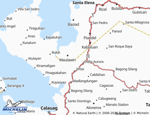 MICHELIN Tabugon map - ViaMichelin