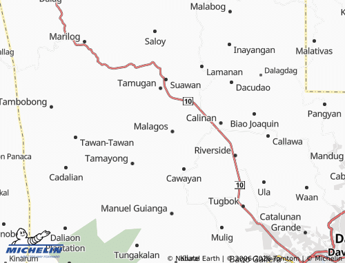 MICHELIN Malagos map - ViaMichelin