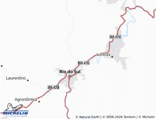 Mappa MICHELIN Valada Itoupava - ViaMichelin
