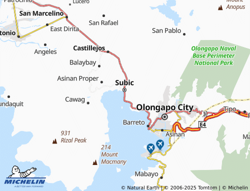 MICHELIN Calapandayan map - ViaMichelin