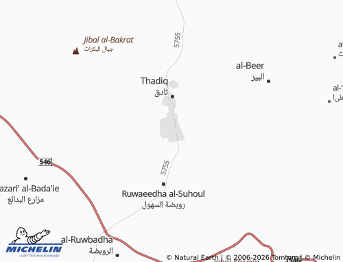 Carte MICHELIN al-Jami'ah - ViaMichelin