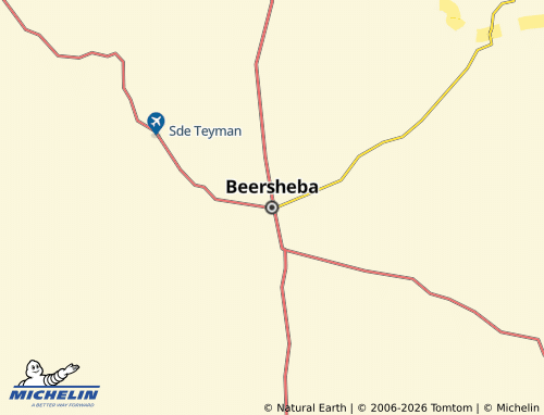 Mappa MICHELIN Be'er Sheva - ViaMichelin