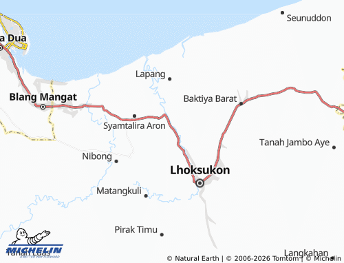 MICHELIN Pulo U map - ViaMichelin