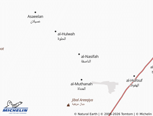 MICHELIN-Landkarte al-Qameesh - ViaMichelin
