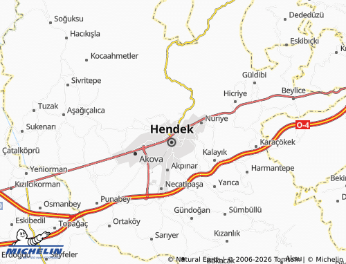 MICHELIN Bayraktepe map - ViaMichelin