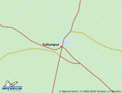 MICHELIN Sultanpur map - ViaMichelin