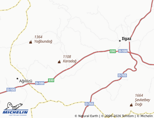 MICHELIN Ömerli map - ViaMichelin