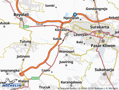 MICHELIN Sanggung map - ViaMichelin