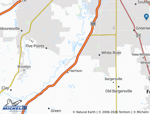 Mappa MICHELIN Bluffs - ViaMichelin