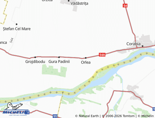 Mappa MICHELIN Orlea Nouă - ViaMichelin
