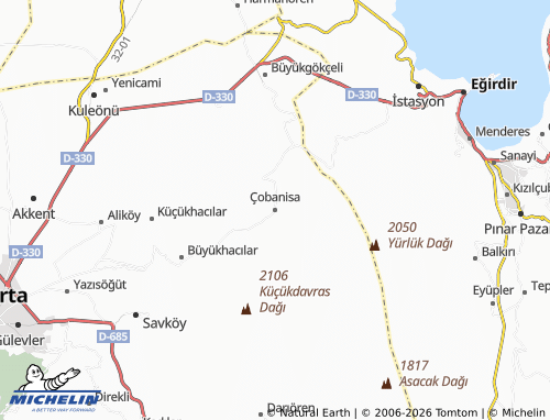 Mapa MICHELIN Çobanisa - ViaMichelin