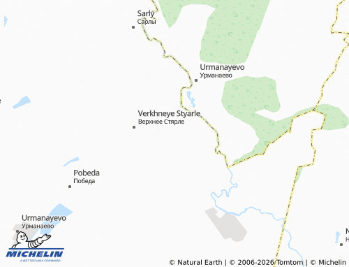 MICHELIN-Landkarte Nizhneye Styarle - ViaMichelin