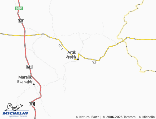 MICHELIN Artik map - ViaMichelin