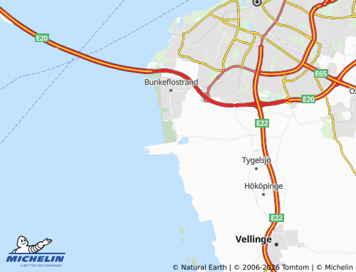 MICHELIN Klagshamn map - ViaMichelin