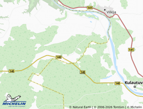 Mappa MICHELIN Lekėčiai - ViaMichelin