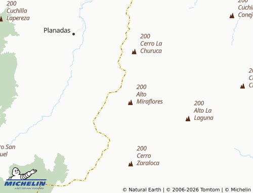Mapa MICHELIN El Triunfo Occidente - ViaMichelin