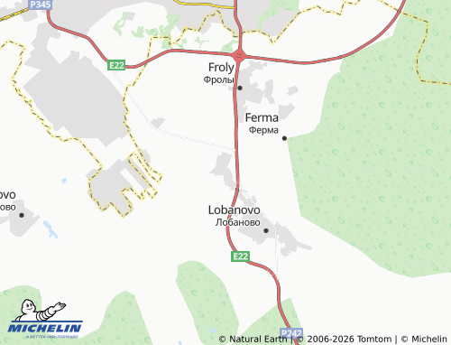 MICHELIN-Landkarte Nestyukovo - ViaMichelin
