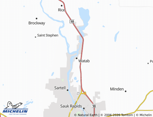 Mappa MICHELIN Watab - ViaMichelin