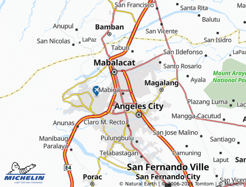 MICHELIN Mabiga map - ViaMichelin