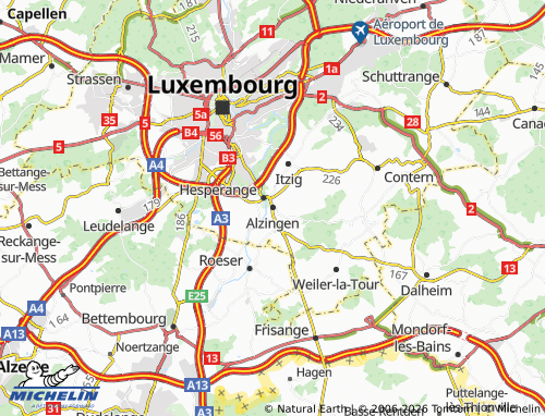 MICHELIN Alzingen map - ViaMichelin